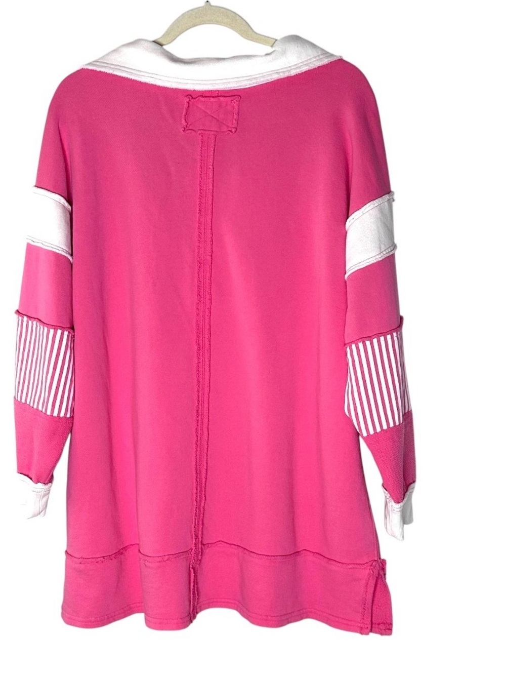 Free People Clean Prep Polo Sweater Sweatshirt
Striped Oversized Size Small - Picture 4 of 6